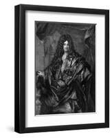 Philippe Marquis Dangeau-Hyacinthe Rigaud-Framed Art Print