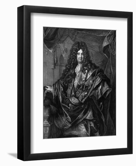 Philippe Marquis Dangeau-Hyacinthe Rigaud-Framed Art Print