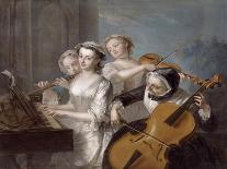 A Musical Family-Philippe Mercier-Giclee Print