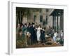 Philippe Pinel Releasing Lunatics from Their Chains at the Salpetriere Asylum in Paris in 1795-Tony Robert-fleury-Framed Giclee Print