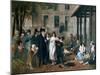 Philippe Pinel Releasing Lunatics from Their Chains at the Salpetriere Asylum in Paris in 1795-Tony Robert-fleury-Mounted Giclee Print