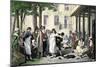 Philippe Pinel Releasing Mental Patients at La Salpetriere from their Bonds, 1796-null-Mounted Giclee Print