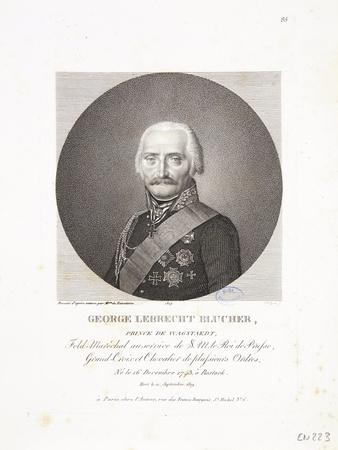 Portrait of George Lebrecht Blucher, 1814
