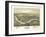 Philippi, West Virginia - Panoramic Map-Lantern Press-Framed Art Print