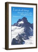 Philippians 4:13 - Inspirational-Lantern Press-Framed Art Print