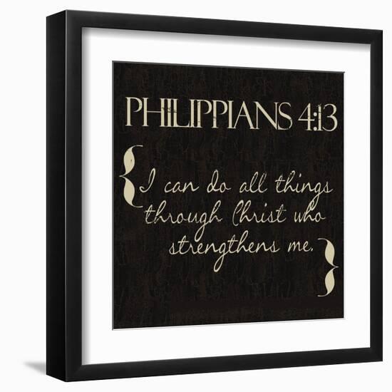 Philippians 4-13-Taylor Greene-Framed Art Print