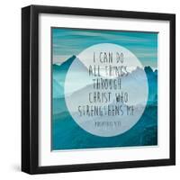 Philippians 4-13-Victoria Brown-Framed Art Print