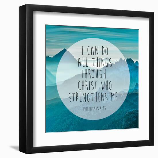 Philippians 4-13-Victoria Brown-Framed Art Print