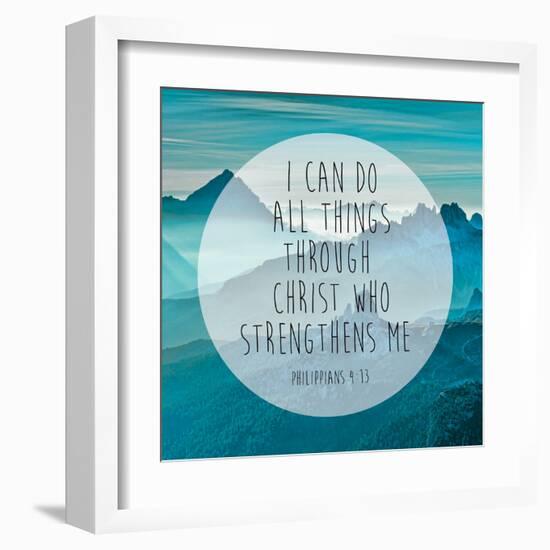 Philippians 4-13-Victoria Brown-Framed Art Print