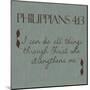 Philippians 4-13-Taylor Greene-Mounted Art Print