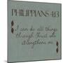 Philippians 4-13-Taylor Greene-Mounted Art Print