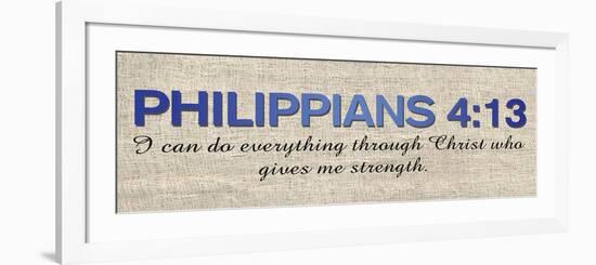 Philippians 4:13-Lauren Gibbons-Framed Premium Giclee Print