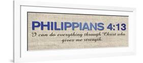 Philippians 4:13-Lauren Gibbons-Framed Premium Giclee Print