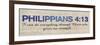 Philippians 4:13-Lauren Gibbons-Framed Premium Giclee Print