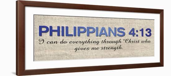 Philippians 4:13-Lauren Gibbons-Framed Premium Giclee Print