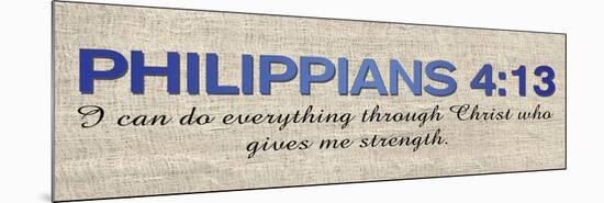 Philippians 4:13-Lauren Gibbons-Mounted Premium Giclee Print