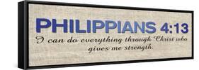 Philippians 4:13-Lauren Gibbons-Framed Stretched Canvas