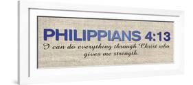 Philippians 4:13-Lauren Gibbons-Framed Art Print