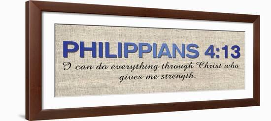 Philippians 4:13-Lauren Gibbons-Framed Art Print