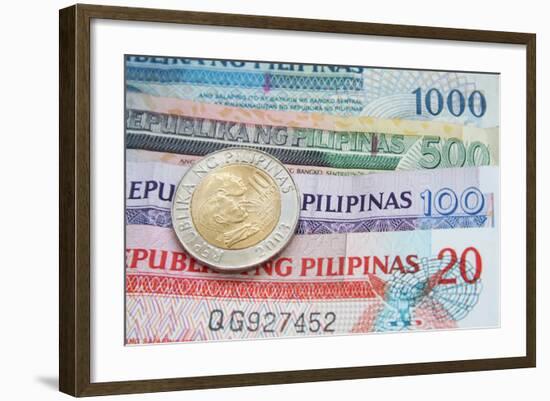 Philippine Peso-lenm-Framed Photographic Print