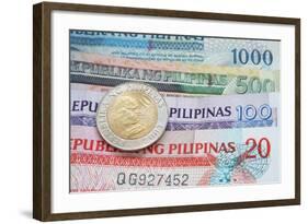 Philippine Peso-lenm-Framed Photographic Print