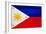 Philippines Flag Design with Wood Patterning - Flags of the World Series-Philippe Hugonnard-Framed Art Print