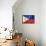 Philippines Flag-daboost-Framed Stretched Canvas displayed on a wall