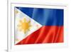 Philippines Flag-daboost-Framed Art Print