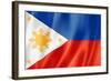 Philippines Flag-daboost-Framed Art Print