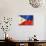 Philippines Flag-daboost-Mounted Art Print displayed on a wall