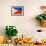 Philippines Flag-daboost-Framed Art Print displayed on a wall