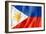 Philippines Flag-daboost-Framed Art Print