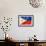 Philippines Flag-daboost-Framed Art Print displayed on a wall