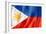 Philippines Flag-daboost-Framed Art Print