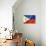 Philippines Flag-daboost-Mounted Art Print displayed on a wall