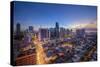 Philippines, Manila, Makati Business District, Makati Avenue and City Skyline-Michele Falzone-Stretched Canvas