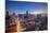 Philippines, Manila, Makati Business District, Makati Avenue and City Skyline-Michele Falzone-Mounted Premium Photographic Print