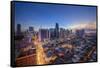 Philippines, Manila, Makati Business District, Makati Avenue and City Skyline-Michele Falzone-Framed Stretched Canvas