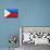 Philippines National Flag Poster Print-null-Mounted Poster displayed on a wall