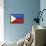 Philippines National Flag Poster Print-null-Framed Poster displayed on a wall