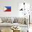 Philippines National Flag-null-Art Print displayed on a wall