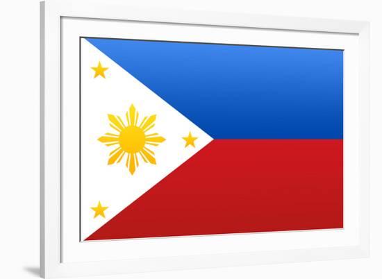 Philippines National Flag-null-Framed Art Print