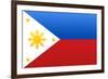 Philippines National Flag-null-Framed Art Print