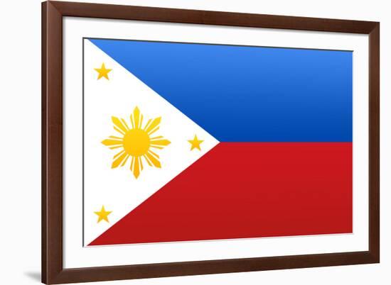 Philippines National Flag-null-Framed Art Print