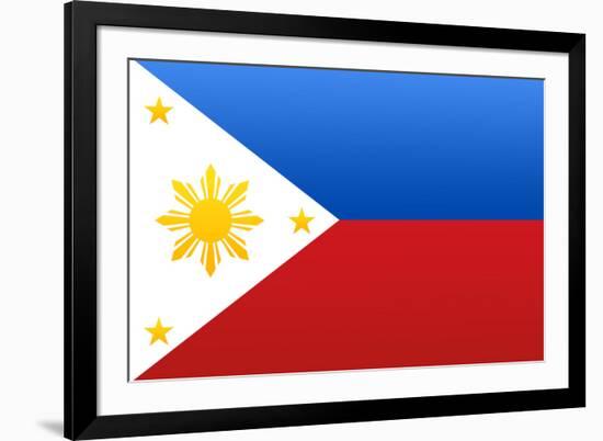 Philippines National Flag-null-Framed Art Print