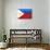 Philippines National Flag-null-Mounted Art Print displayed on a wall