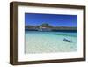 Philippines, Palawan, Calamian Group, Cagdanao Island, Tourists Snorkelling (Mr)-Michele Falzone-Framed Photographic Print