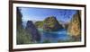 Philippines, Palawan, Coron Island, Kayangan Lake, Elevated View from One of the Limestone Cliffs-Michele Falzone-Framed Photographic Print