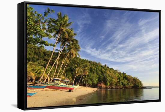 Philippines, Palawan, Port Barton, Albaguen Island-Michele Falzone-Framed Stretched Canvas