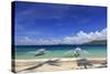 Philippines, Palawan, Port Barton, Cacnipa Island-Michele Falzone-Stretched Canvas